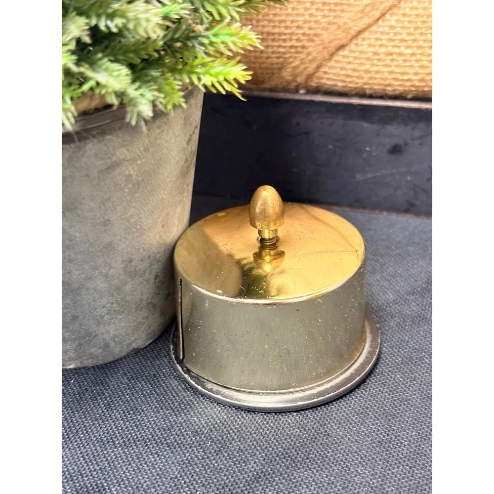 Vintage Brass Stamp Holder